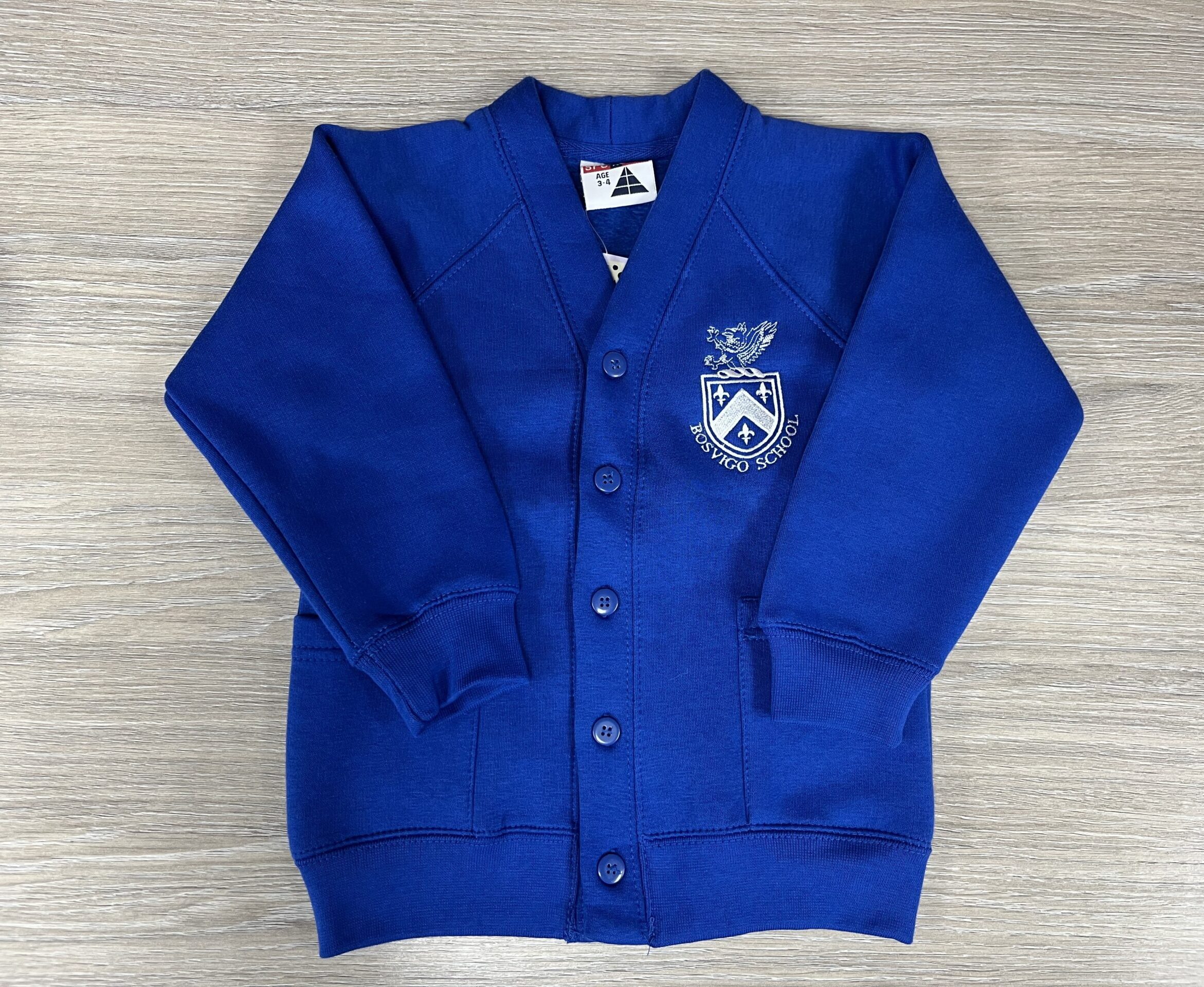 Bosvigo Cardigan with embroidered logo